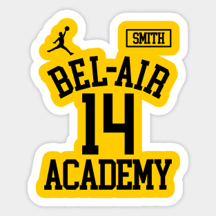 Will Smith Bel Air Basketball Jersey Sticker